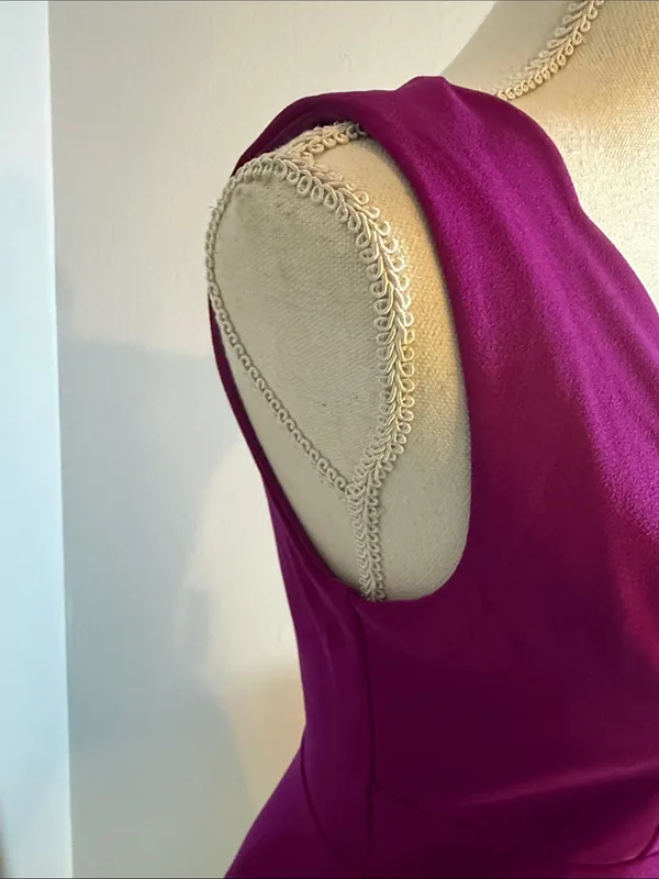 Lulu's Fuchsia Scallop V-Neck Mini Dress - Image 4