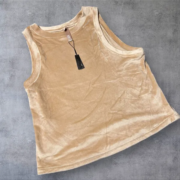 SKIMS Velour Tank Top Womens Sleeveless Soft‎ Plush Comfy Casual Everyday 2XL - Image 2