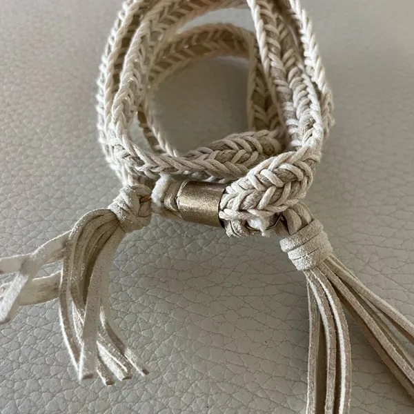 Beige Wrap Around Bracelet - Image 7