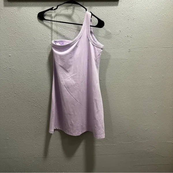 All in Motion One Shoulder Dress - Soft‎ Lavender - Image 5