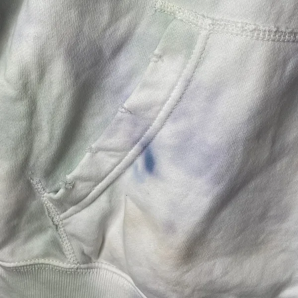 Polo Ralph Lauren Paint Splatter Logo Hoodie Pastel Distressed Small - Image 8