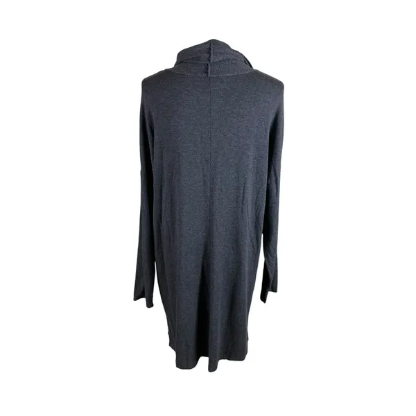 Beyond Yoga Charcoal Cowl Neck Long Sleeve Sweater Dress Made In‎ USA Large - Image 2