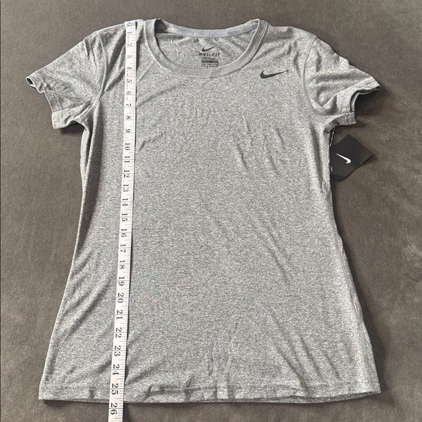 Nike Women’s Gray Dri-Fit Training T-Shirt Short Sleeve 453181-091 Size S NWT - Image 8