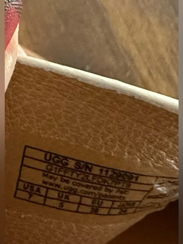 UGG Eisley Cream White Leather Espadrille Wedge Sandals‎ Size 7 - Image 10