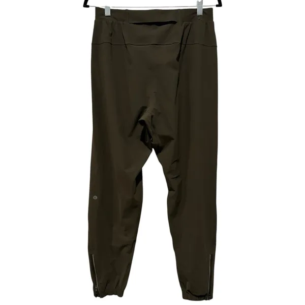 Lululemon Surge Jogger Pants Mens M Green Running Ankle Zip Performance LM5956S - Image 2