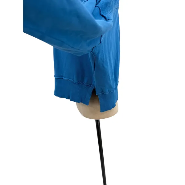 Anthropologie‎ Pilcro Kamrie Popover Top Blue Grommet Pullover Sweatshirt Medium - Image 9