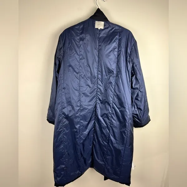 Vince Navy Longline Puffer Blazer Coat Jacket V5947-91167 Size S - Image 15