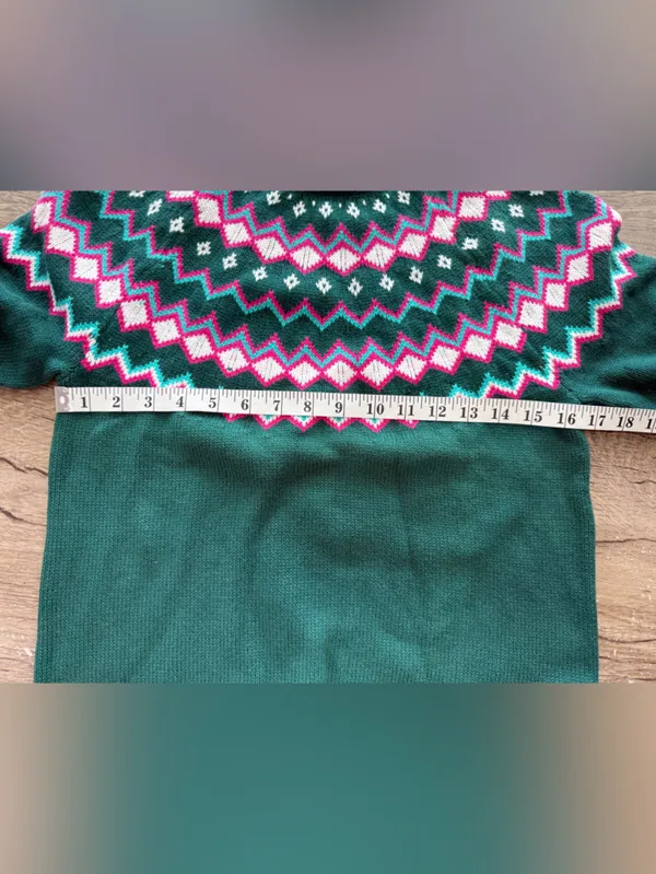 J crew Fair Isle turtleneck sweater size small‎ NWT - Image 4
