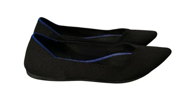 Rothy’s The Point Black Knit Comfort Ballet Flats 9 US/40 EU - Image 3