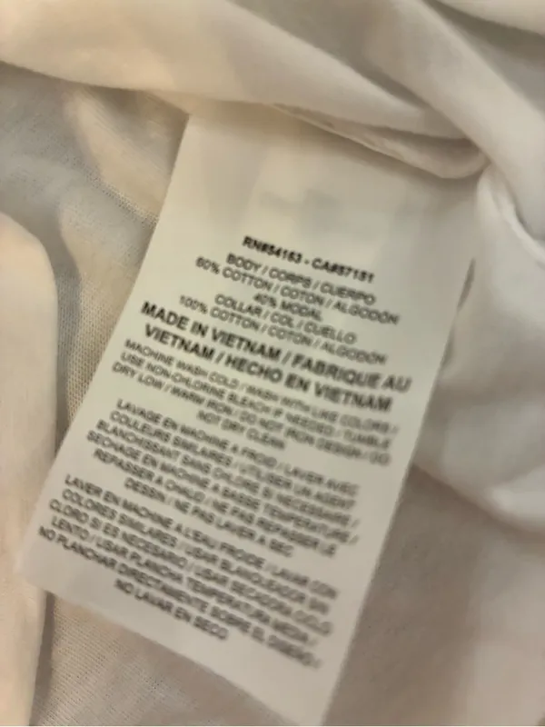 Converse Women’s White Graphic Converse All Star T-Shirt Size Small - Image 5