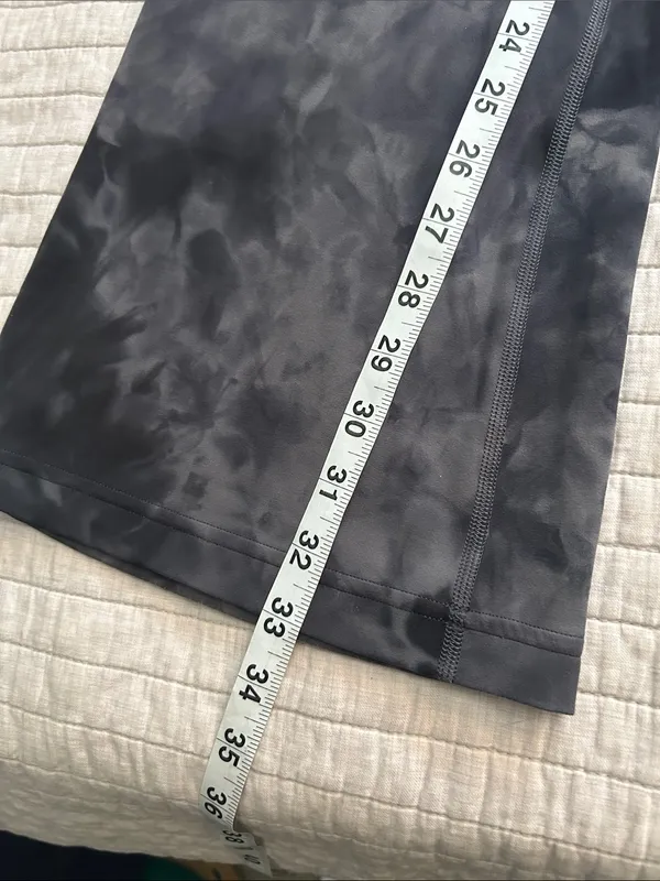 Lululemon Groove Super-High-Rise Flared Nulu Diamond Dye Pitch Grey Graphite 8 - Image 7