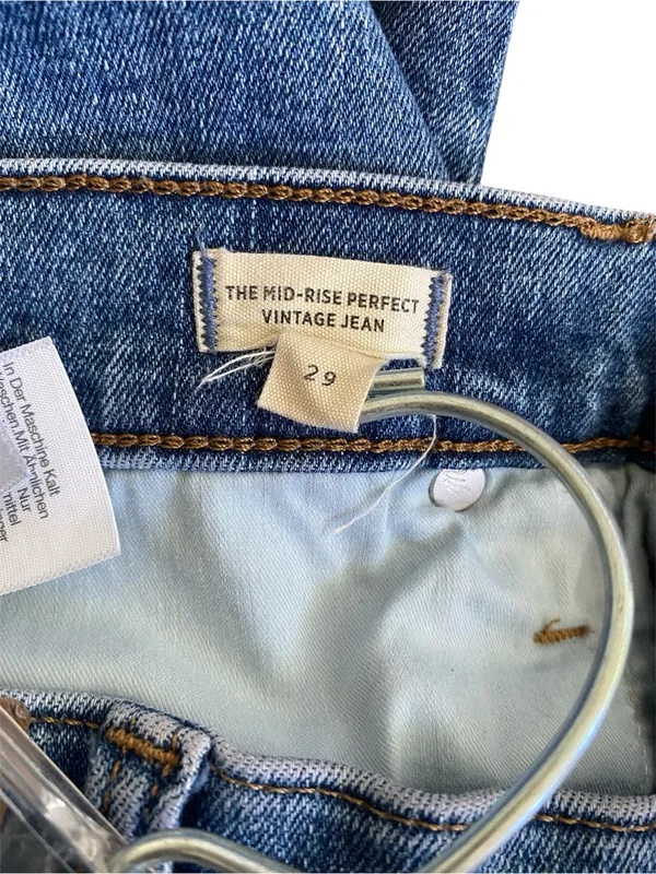 Madewell The Mid-Rise Perfect Vintage Jeans Women’s Size 29 Straight Leg - Image 7