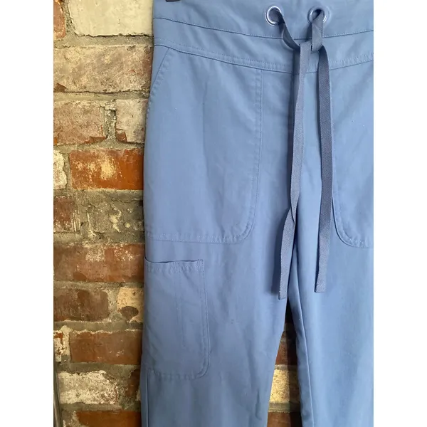 Grey's Anatomy by Barco Signature Drawstring Scrub Pants Light Blue XXS - Image 4