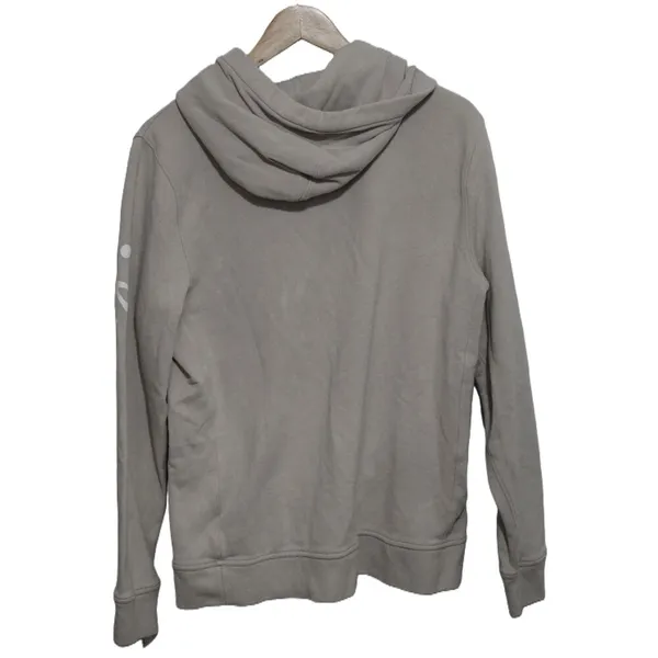 Womens Abercrombie & Fitch Soft AF Fleece Tan Cotton Printed Hoodie Size Small - Image 2