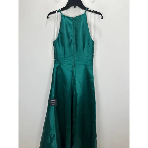 Lulus Broadway Show Emerald Green High-Low Gown Formal Glam Party Small NWT - Image 11