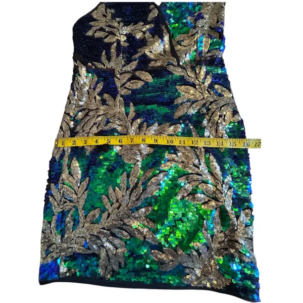 NWT Love and Other Things Multicolor Sequin Dress - Size M - Image 7