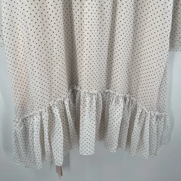 HAH Hot As Hell Dress Size Extra Small Polka Dot Swiss Dots Ruffle Lace Mesh NWT - Image 15