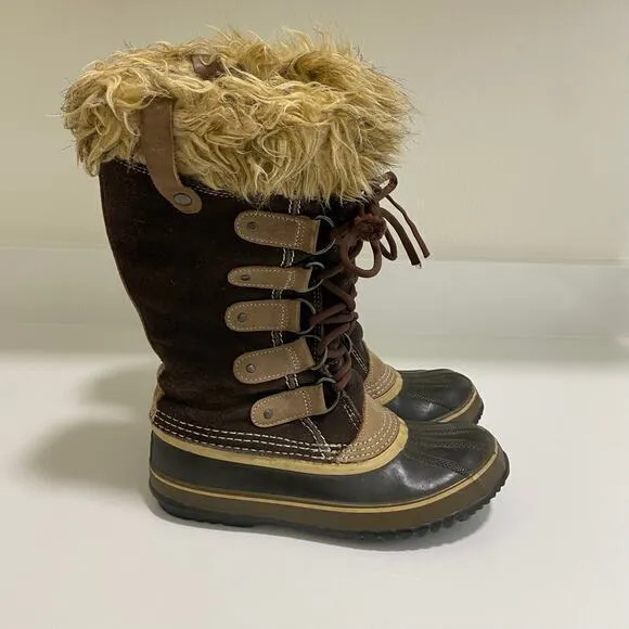 Sorel Joan of the Artic Winter Snow Boots Brown Size‎ 7 - Image 3