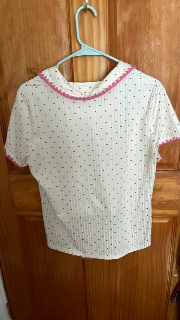 Heart pajama set White - Image 3