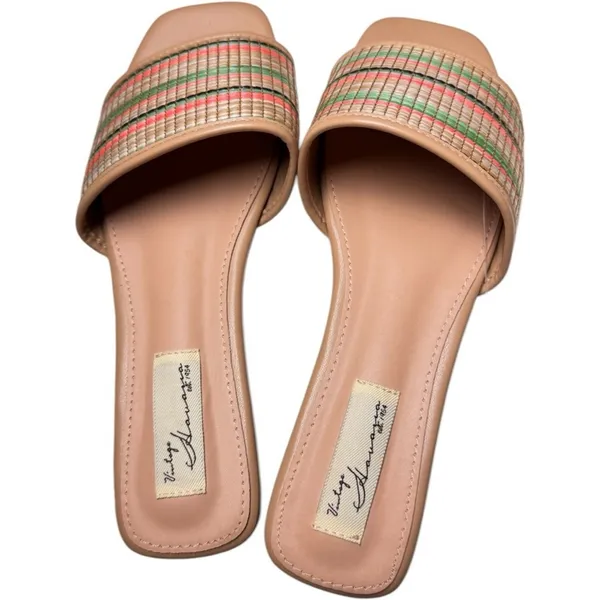 Vintage Havana Finley Low Heel Basket Weave Multi-color sandals Sz 9 - Image 3
