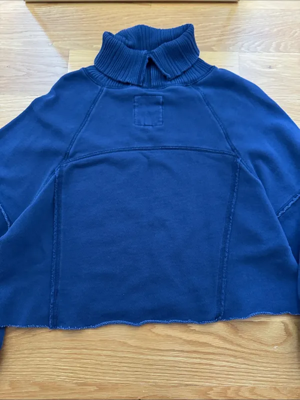 Aerie Turtleneck Cropped Sweatshirt - Image 4