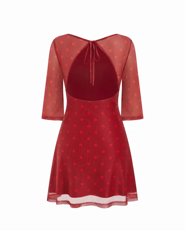 Cider Dress Mini Full Sleeve Backless - Image 3