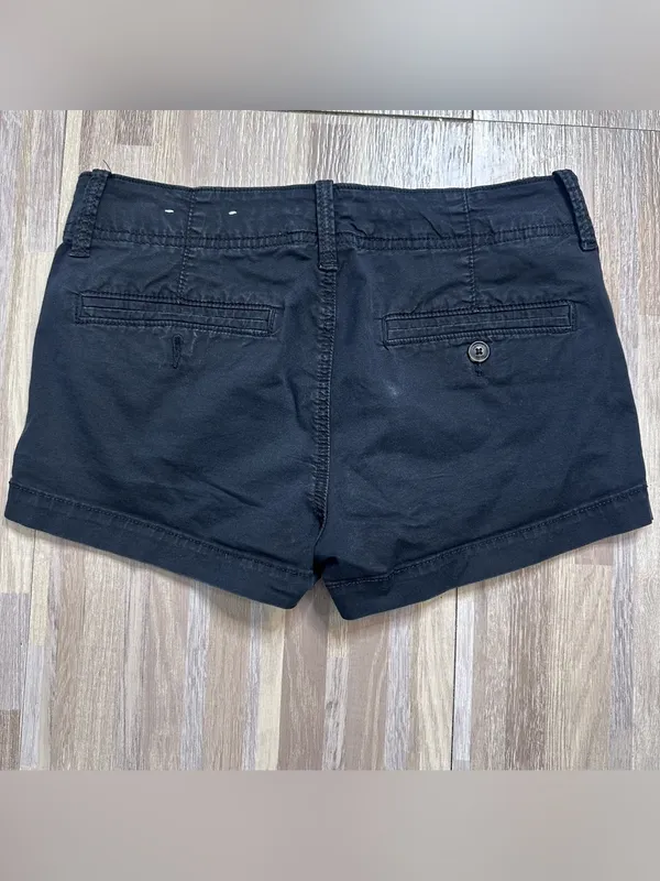 American Eagle Outfitters Women’s Black Shorty Cotton Shorts Size 4 - Image 9
