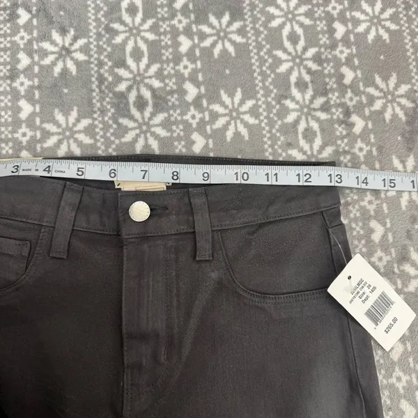 NWT L'agence‎ Margot High Rise Skinny Greystone Coated Jean Size 26 Minimalist - Image 11