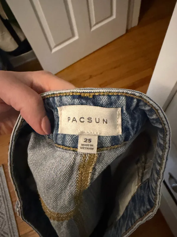 PacSun Jean Skirt Mini Denim Blue - Image 4