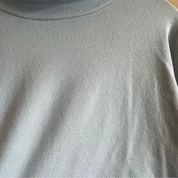 ✨ Altar’d State Light‎ Blue Mock Neck Long Sleeve Top Small - Image 7