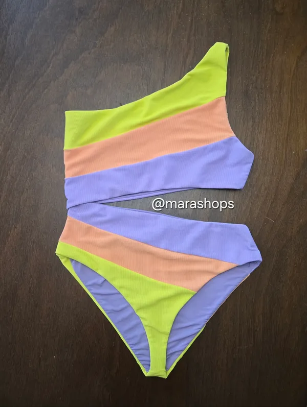Beach Riot Joyce One Piece Ribbed Cutout Swimsuit - Image 3