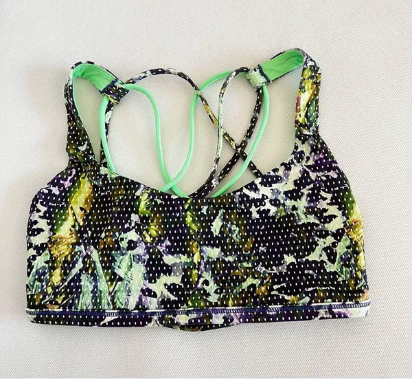 Lululemon Free To Be Wild Floral Sport White Multi / Pistachio Size 4 - Image 4