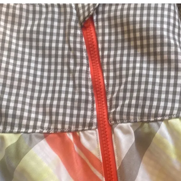 Nike Golf Sport woman’s plaid orange brown skirt 8 Dri-Fit - Image 6