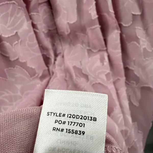 Lulus Dress Women’s SZ Large NWT Love and Beyond Mauve Pink Burnout Floral Maxi - Image 16