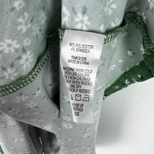 Nine Britton NWT Stitch Fix Desiree Strappy Floral Sleeveless Dress Green Size Large L NEW - Image 7