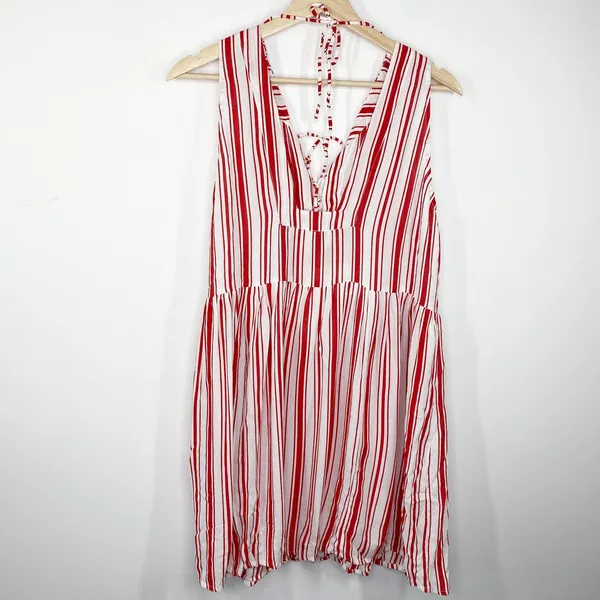 Auguste The Label Womens Mini Dress Riviera Poolside Crimson Red Size 4 Summer‎ - Image 2