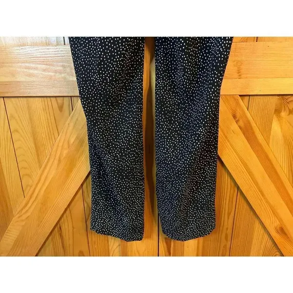 Express Ankle High Rise Black White Dress Pants Belted Front Pockets Size 4R (89 - Image 8