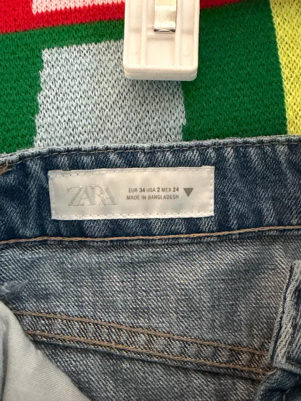 ZARA Denim Shorts A-Line - Image 9