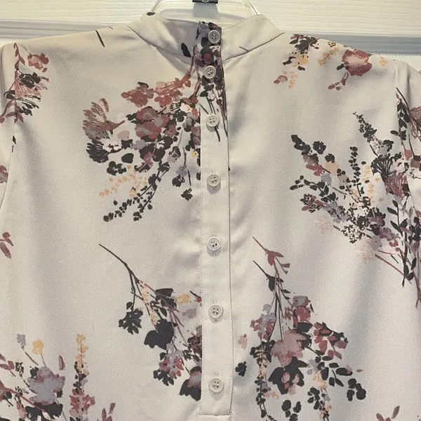 Anthropologie Leith Floral Sheath mock neck dress - Image 3