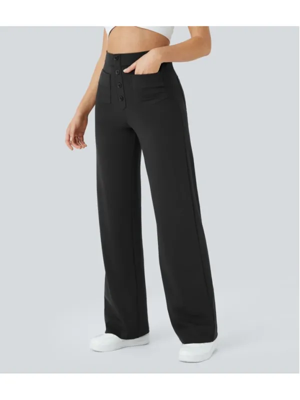 Halara DayStretch High Waisted Pockets Straight Leg Casual Women's Size XL Tall - Image 3