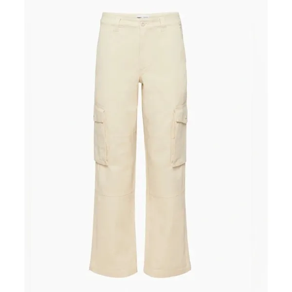 Aritzia TNA Troop Cream Ivory Cargo Utility Straight Leg Pants Size 2 - Image 2