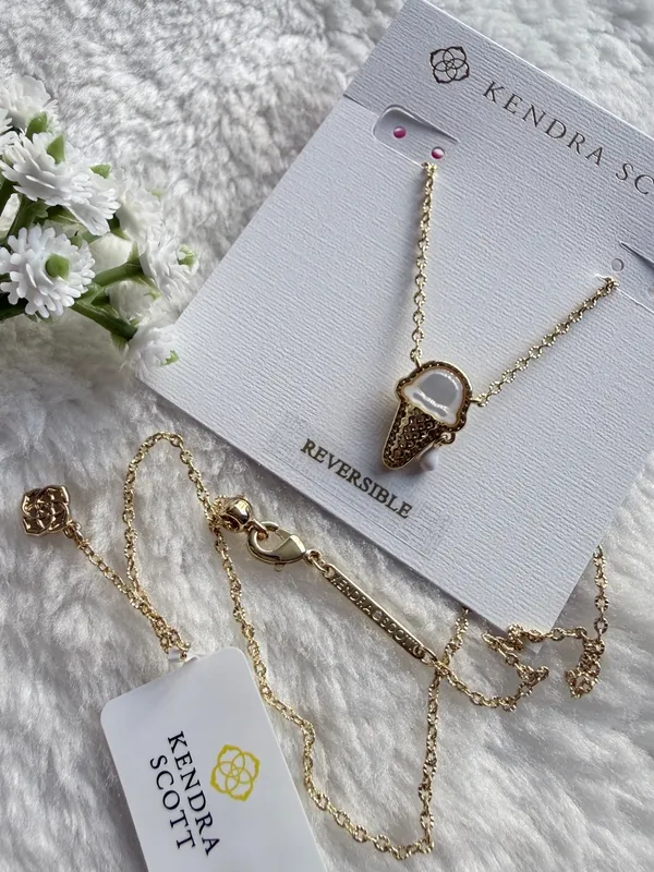 Kendra Scott Ice Cream Cone Short Pendant Necklace - Image 3