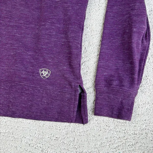 Women's Ariat Size Medium Henley Long Sleeve Pullover Sweatshirt - Image 2