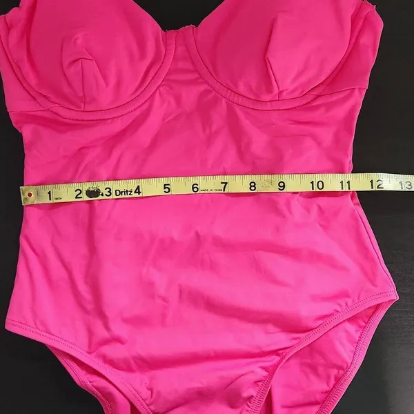 Andie Hot Pink One-Piece Swimsuit NWT Small Pink One Piece Swimwear - Image 8