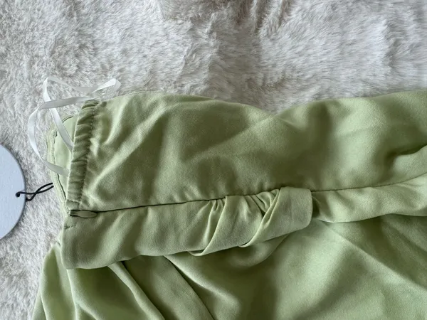 Irena Princess Polly Mini Dress Strapless Green - Image 4