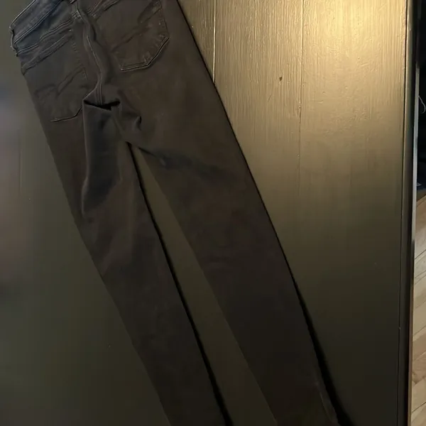 American Eagle Next Level Stretch High Rise Jeggings Black Size‎ 4 Long - Image 5