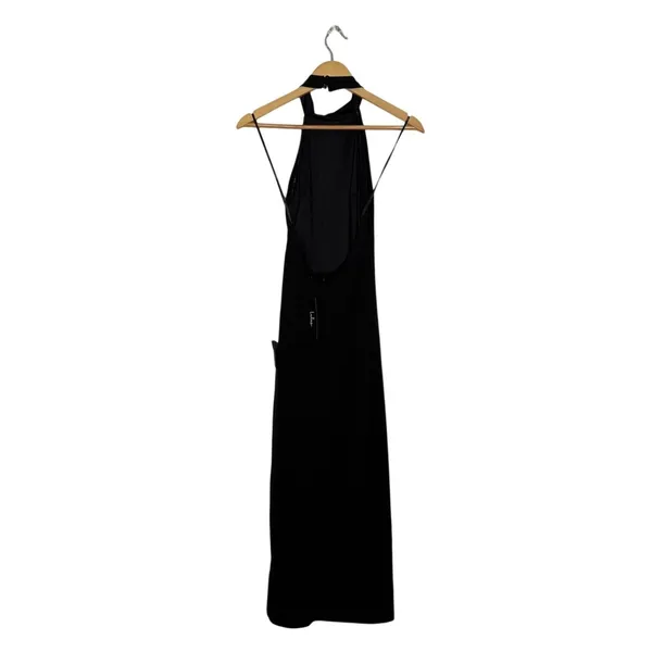 Lulus Deziree Bodycon Maxi Dress Women's Size XS Black Halter Cocktail Party NWT - Image 2