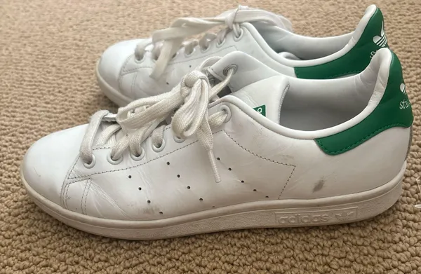 Stan Smith Adidas Sneakers White Green - Image 2