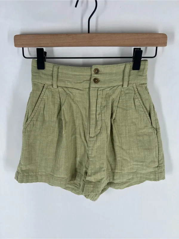 Billabong Tailor Made High Rise Shorts Avocado Green XS - Image 2