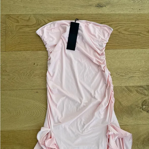 Lioness - Rendezvous Strapless Midi Dress in Blush Pink - Image 2